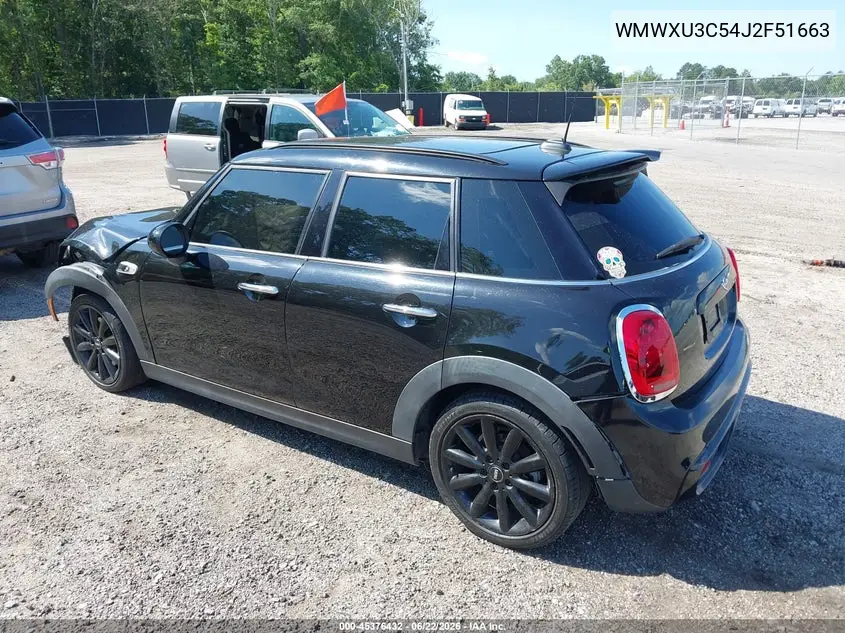 2018 Mini Hardtop Cooper S VIN: WMWXU3C54J2F51663 Lot: 45376432