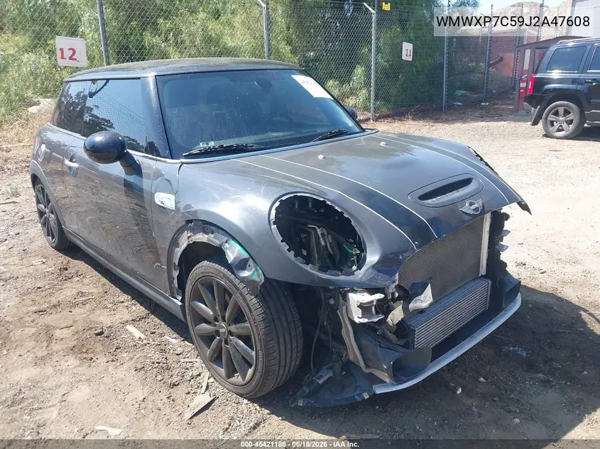 2018 Mini Hardtop Cooper S VIN: WMWXP7C59J2A47608 Lot: 45421188