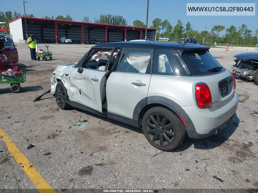 2018 Mini Hardtop Cooper VIN: WMWXU1C58J2F80443 Lot: 45461158