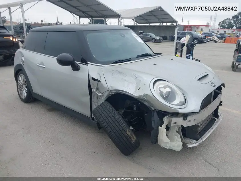 2018 Mini Hardtop Cooper S VIN: WMWXP7C50J2A48842 Lot: 45485466