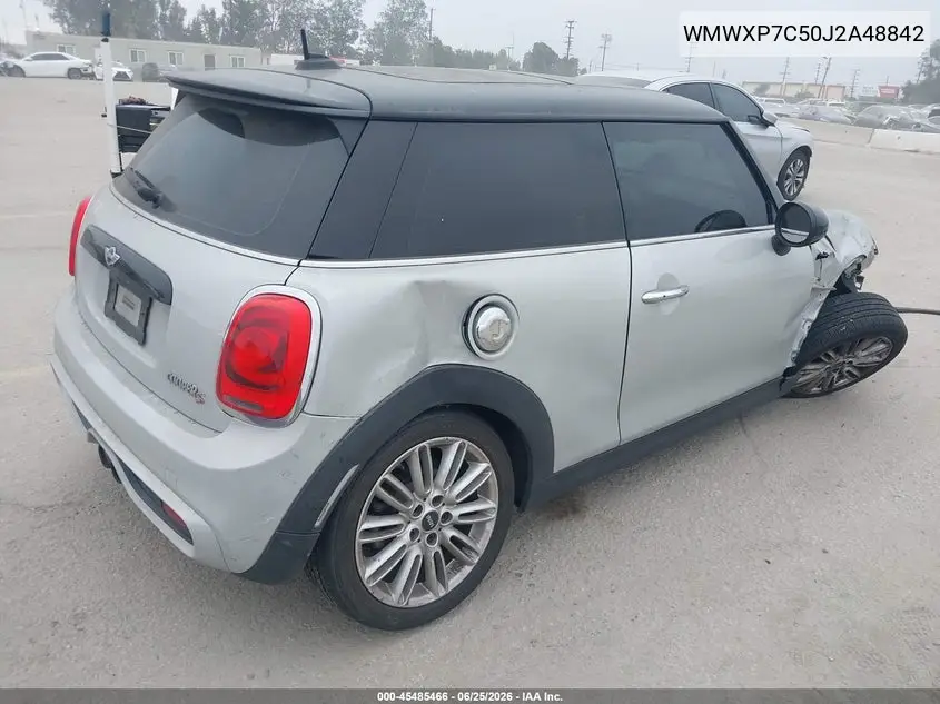 2018 Mini Hardtop Cooper S VIN: WMWXP7C50J2A48842 Lot: 45485466