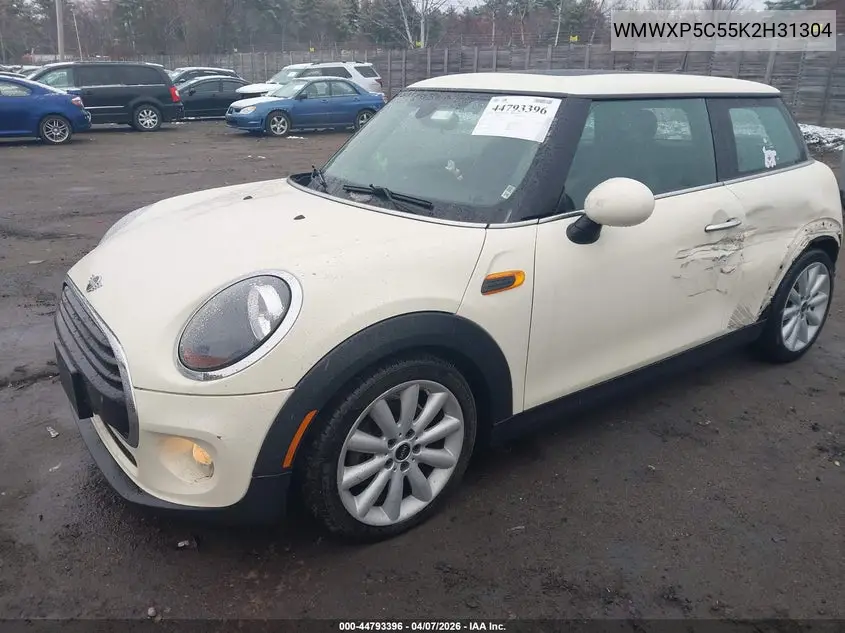 2019 Mini Hardtop Oxford Edition VIN: WMWXP5C55K2H31304 Lot: 44793396