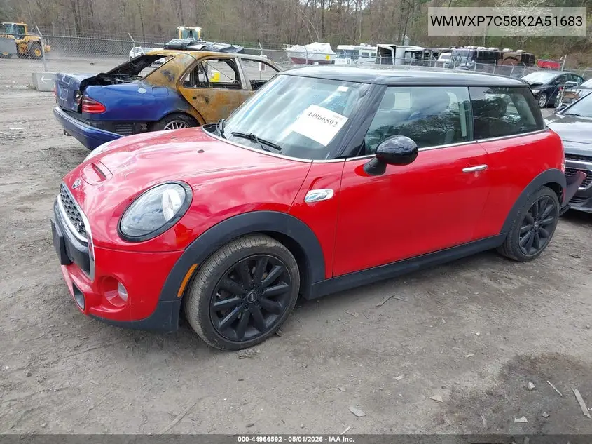 2019 Mini Hardtop Cooper S VIN: WMWXP7C58K2A51683 Lot: 44966592