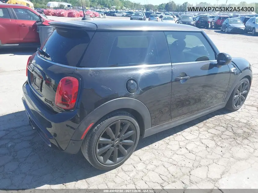 2019 Mini Hardtop Cooper S VIN: WMWXP7C53K2A54300 Lot: 45085158