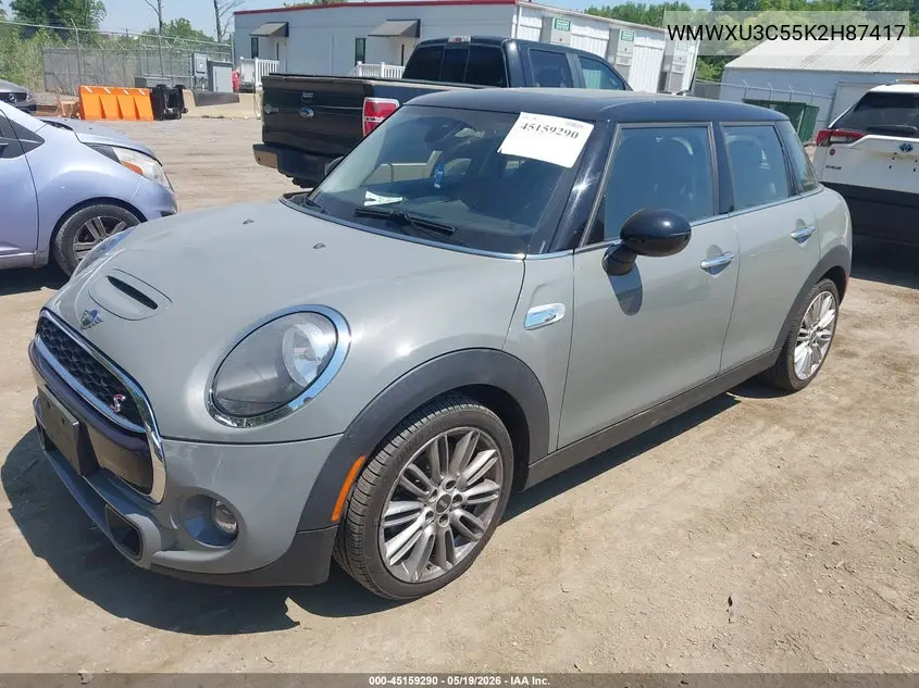 2019 Mini Hardtop Cooper S VIN: WMWXU3C55K2H87417 Lot: 45159290