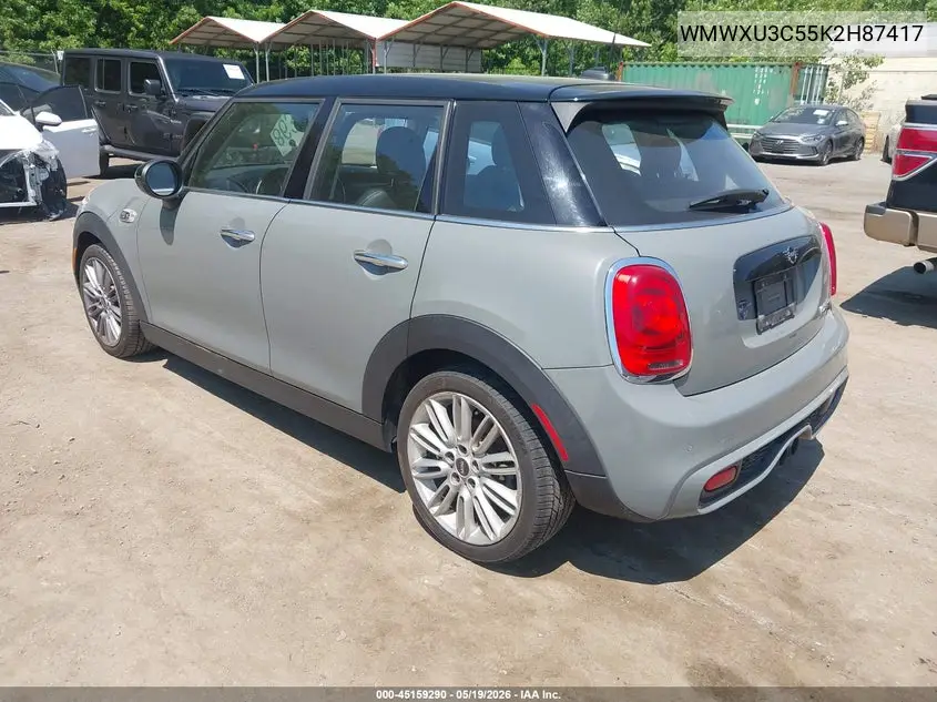 2019 Mini Hardtop Cooper S VIN: WMWXU3C55K2H87417 Lot: 45159290