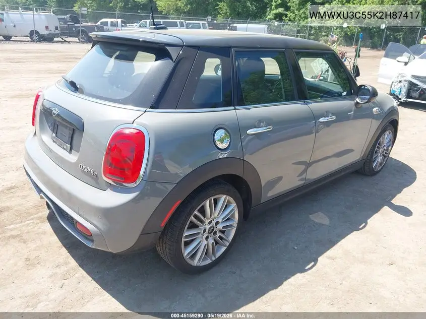 2019 Mini Hardtop Cooper S VIN: WMWXU3C55K2H87417 Lot: 45159290