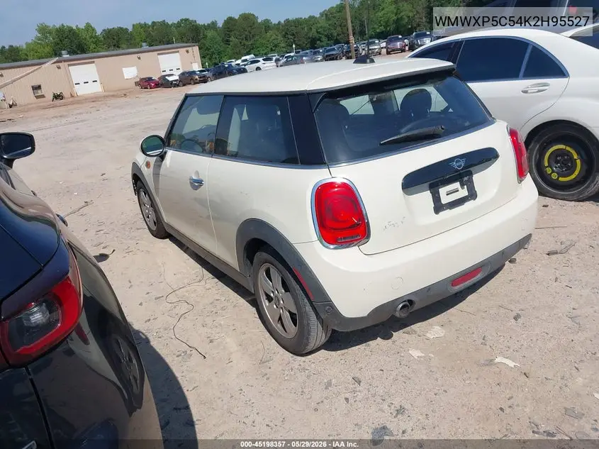 2019 Mini Hardtop Cooper VIN: WMWXP5C54K2H95527 Lot: 45198357