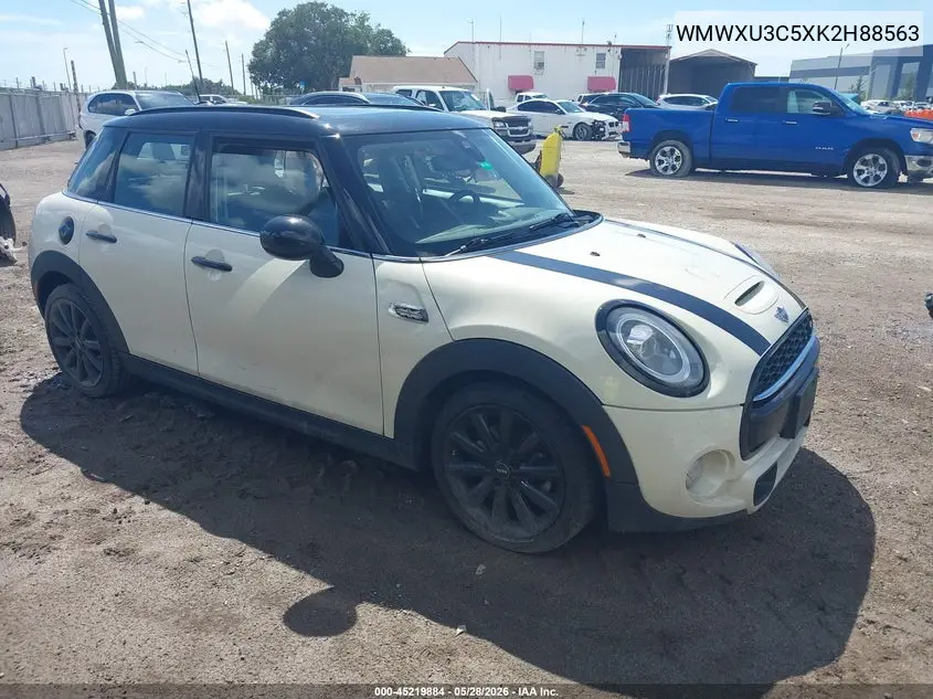 2019 Mini Hardtop Cooper S VIN: WMWXU3C5XK2H88563 Lot: 45219884