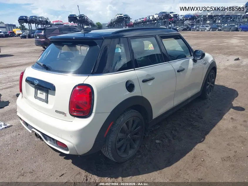 2019 Mini Hardtop Cooper S VIN: WMWXU3C5XK2H88563 Lot: 45219884