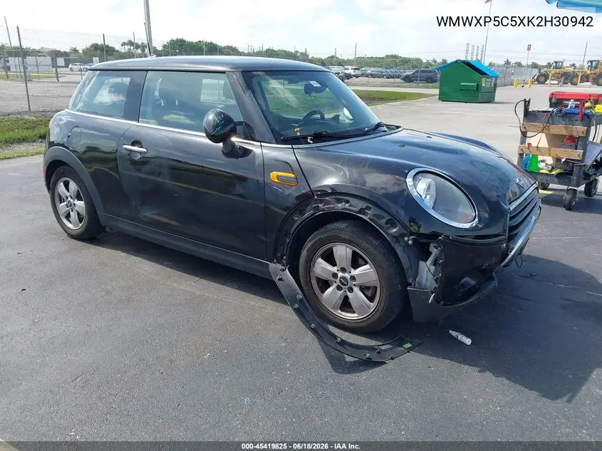2019 Mini Hardtop Cooper VIN: WMWXP5C5XK2H30942 Lot: 45419825