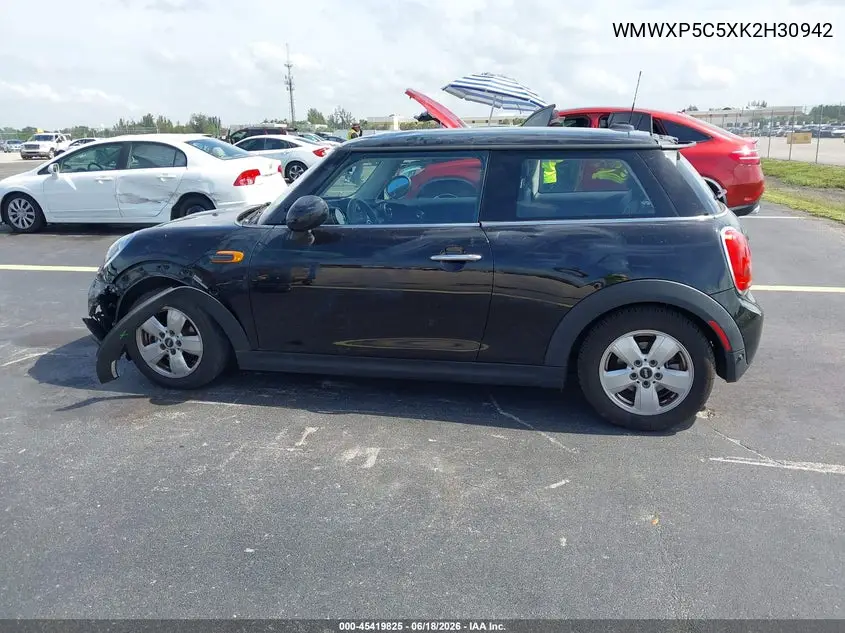 2019 Mini Hardtop Cooper VIN: WMWXP5C5XK2H30942 Lot: 45419825