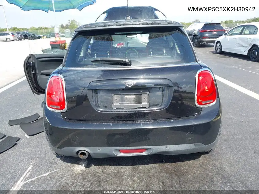 2019 Mini Hardtop Cooper VIN: WMWXP5C5XK2H30942 Lot: 45419825
