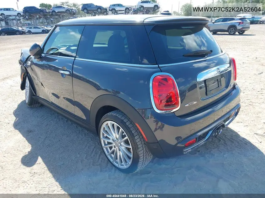 2019 Mini Hardtop Cooper S VIN: WMWXP7C52K2A52604 Lot: 45441048