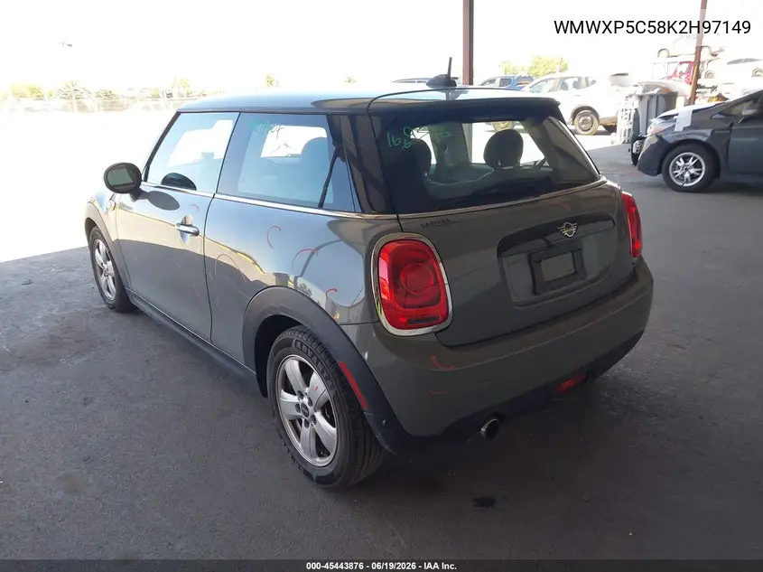 2019 Mini Hardtop Cooper VIN: WMWXP5C58K2H97149 Lot: 45443876