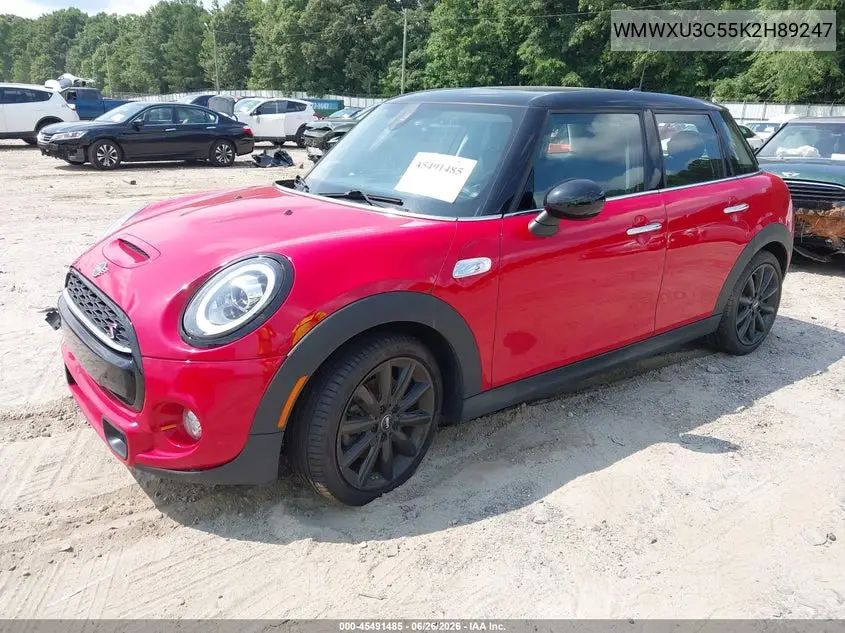 2019 Mini Hardtop Cooper S VIN: WMWXU3C55K2H89247 Lot: 45491485