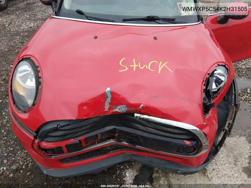2019 Mini Hardtop Cooper VIN: WMWXP5C54K2H31505 Lot: 45550197