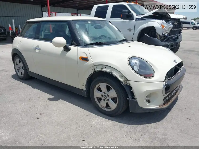 2019 Mini Hardtop Cooper VIN: WMWXP5C55K2H31559 Lot: 45553772