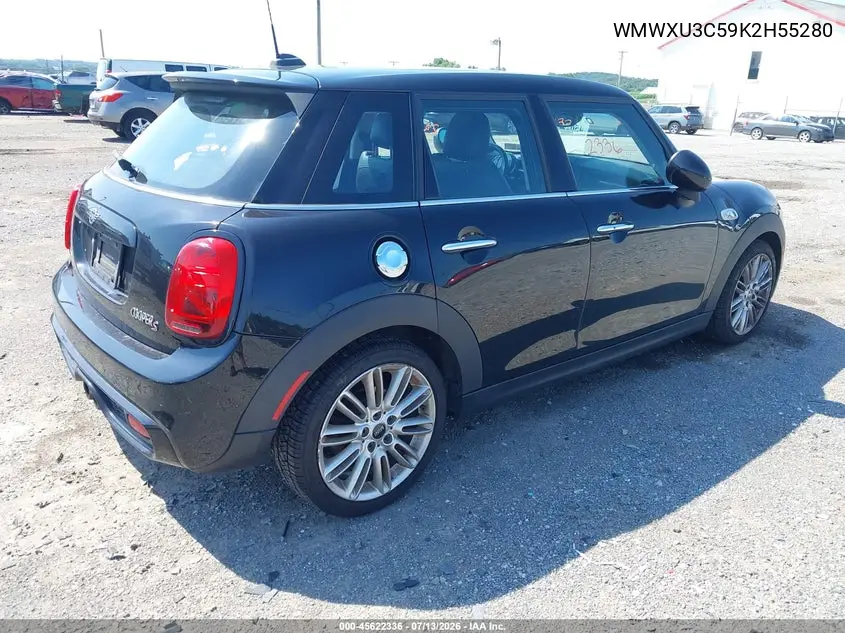 2019 Mini Hardtop Cooper S VIN: WMWXU3C59K2H55280 Lot: 45622336