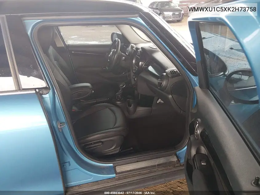 2019 Mini Hardtop Cooper VIN: WMWXU1C5XK2H73758 Lot: 45663042