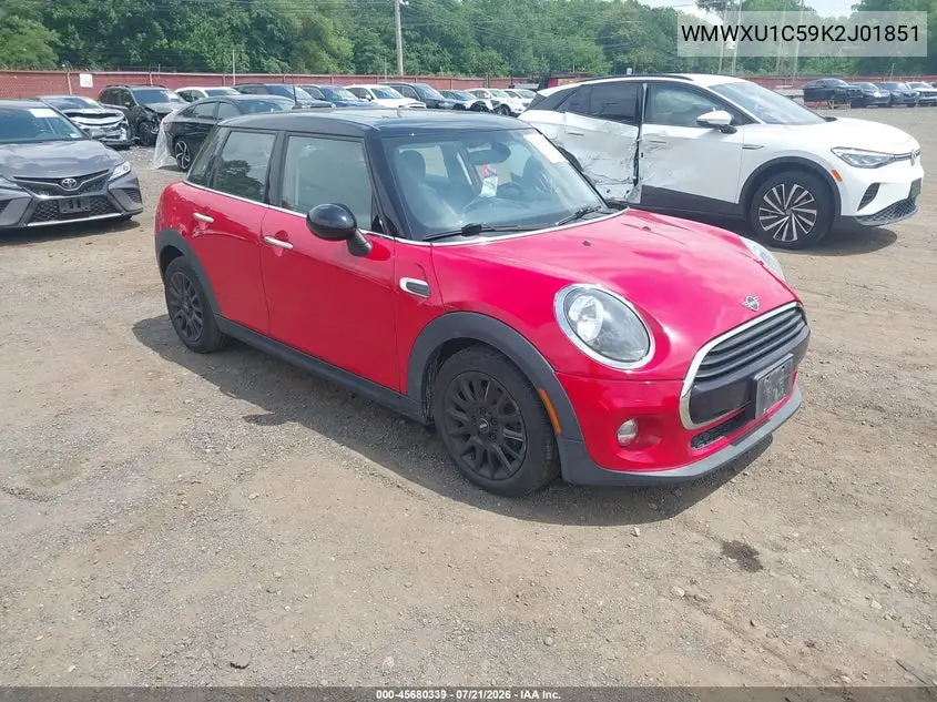 2019 Mini Hardtop Cooper VIN: WMWXU1C59K2J01851 Lot: 45680339