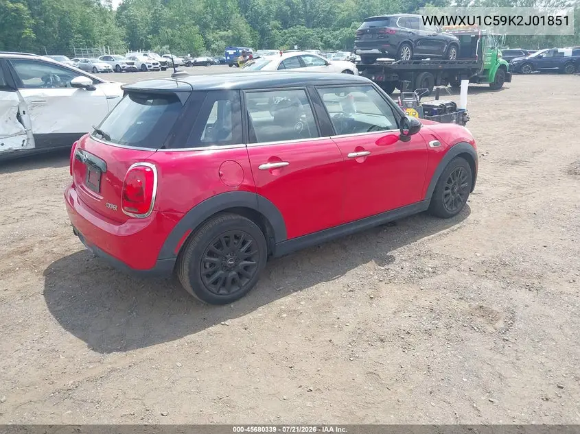 2019 Mini Hardtop Cooper VIN: WMWXU1C59K2J01851 Lot: 45680339