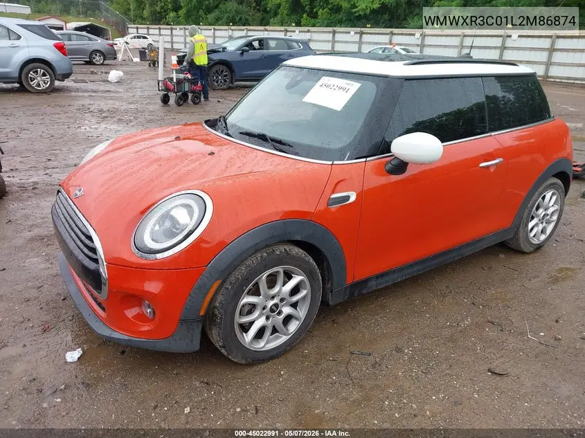 2020 Mini Hardtop Cooper VIN: WMWXR3C01L2M86874 Lot: 45022991