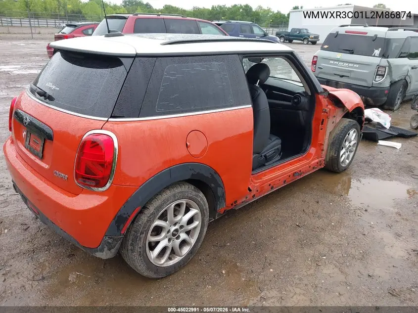 2020 Mini Hardtop Cooper VIN: WMWXR3C01L2M86874 Lot: 45022991