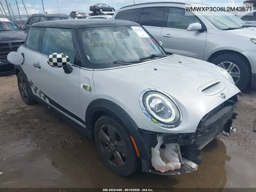 2020 Mini Hardtop 2 Door Cooper Se VIN: WMWXP3C06L2M43671 Lot: 45341449