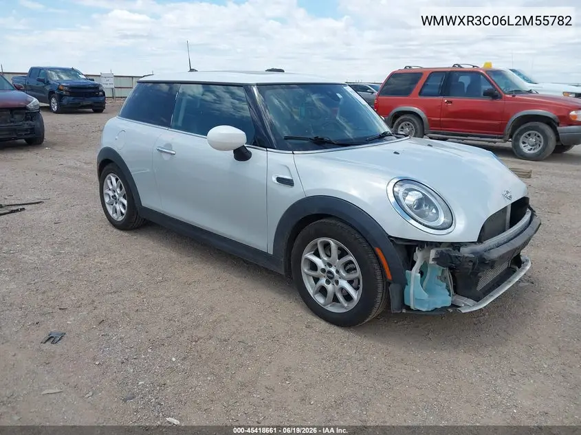 2020 Mini Hardtop Cooper VIN: WMWXR3C06L2M55782 Lot: 45418661