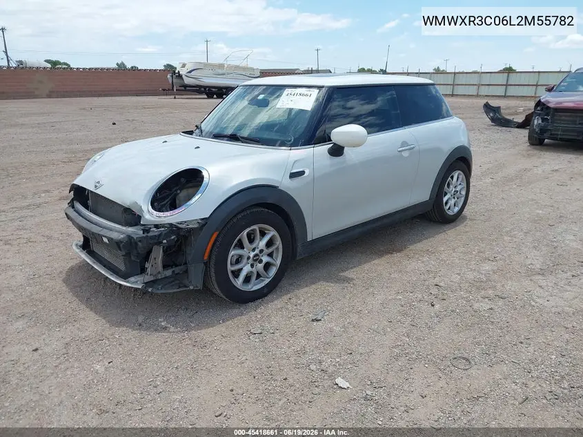 2020 Mini Hardtop Cooper VIN: WMWXR3C06L2M55782 Lot: 45418661
