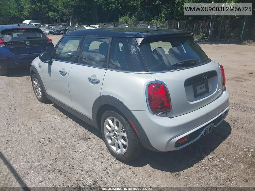 2020 Mini Hardtop Cooper S VIN: WMWXU9C03L2M66725 Lot: 45550165