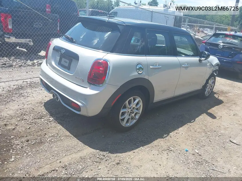 2020 Mini Hardtop Cooper S VIN: WMWXU9C03L2M66725 Lot: 45550165