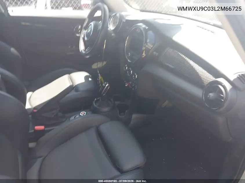 2020 Mini Hardtop Cooper S VIN: WMWXU9C03L2M66725 Lot: 45550165