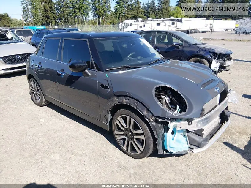 2021 Mini Hardtop Cooper S VIN: WMWXU9C07M2M92469 Lot: 45195723