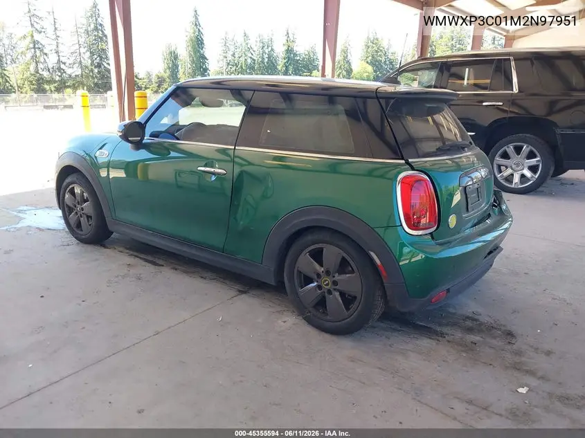 2021 Mini Se Hardtop Cooper VIN: WMWXP3C01M2N97951 Lot: 45355594