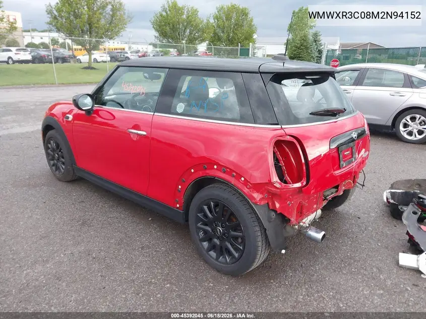 2021 Mini Hardtop Cooper VIN: WMWXR3C08M2N94152 Lot: 45392045