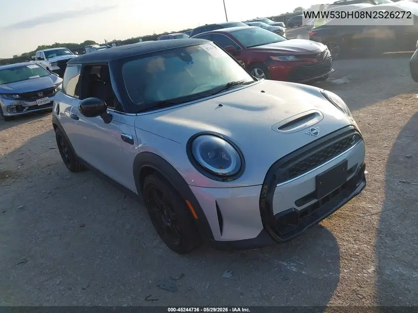 2022 Mini Hardtop Cooper S VIN: WMW53DH08N2S26272 Lot: 45244736