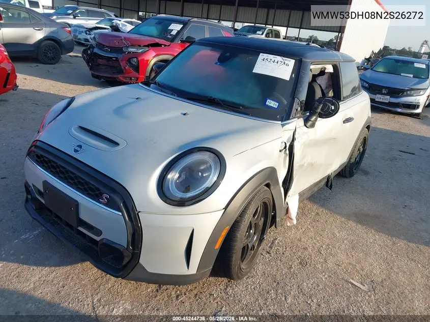 2022 Mini Hardtop Cooper S VIN: WMW53DH08N2S26272 Lot: 45244736