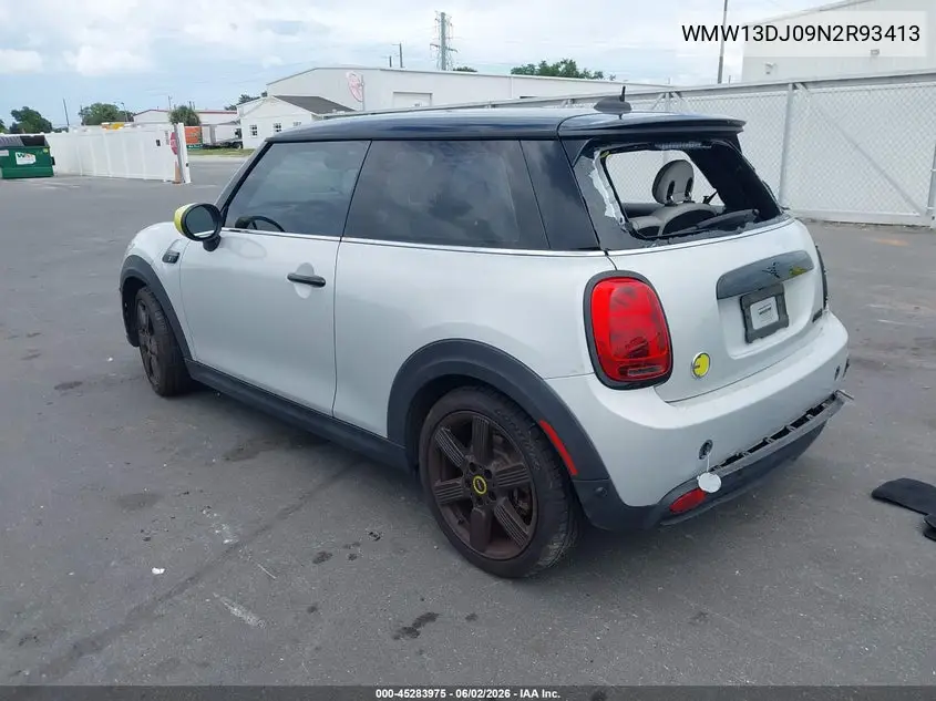 2022 Mini Se Hardtop Cooper VIN: WMW13DJ09N2R93413 Lot: 45283975