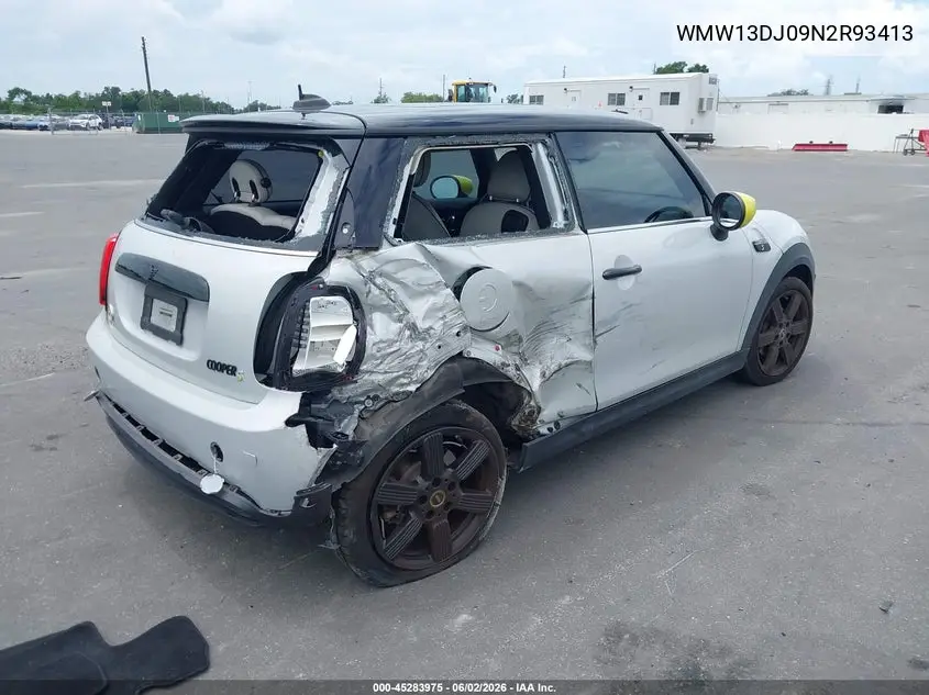 2022 Mini Se Hardtop Cooper VIN: WMW13DJ09N2R93413 Lot: 45283975