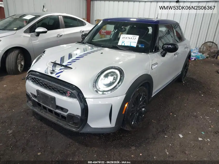 2022 Mini Hardtop Cooper S VIN: WMW53DK06N2S06367 Lot: 45476122