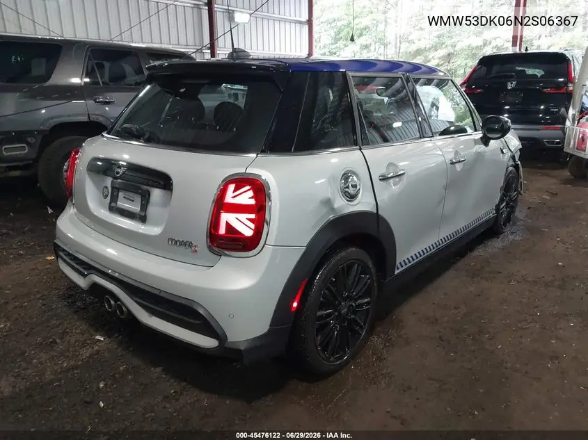 2022 Mini Hardtop Cooper S VIN: WMW53DK06N2S06367 Lot: 45476122