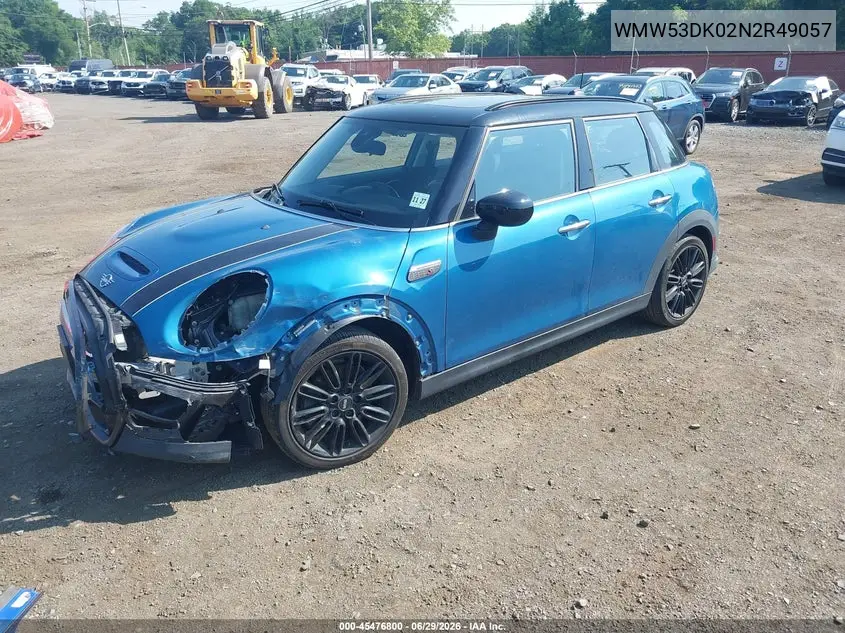 2022 Mini Hardtop Cooper S VIN: WMW53DK02N2R49057 Lot: 45476800