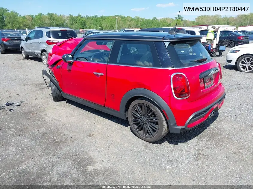 2023 Mini Hardtop Cooper S VIN: WMW53DH04P2T80447 Lot: 45057279
