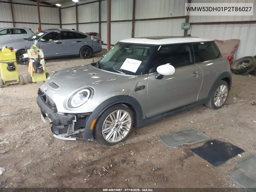 2023 Mini Hardtop Cooper S VIN: WMW53DH01P2T86027 Lot: 45610497