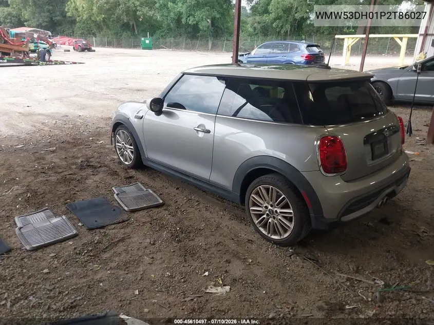 2023 Mini Hardtop Cooper S VIN: WMW53DH01P2T86027 Lot: 45610497