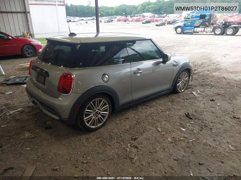 2023 Mini Hardtop Cooper S VIN: WMW53DH01P2T86027 Lot: 45610497
