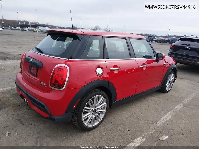 2024 Mini Hardtop Cooper S VIN: WMW53DK07R2V44916 Lot: 44641191