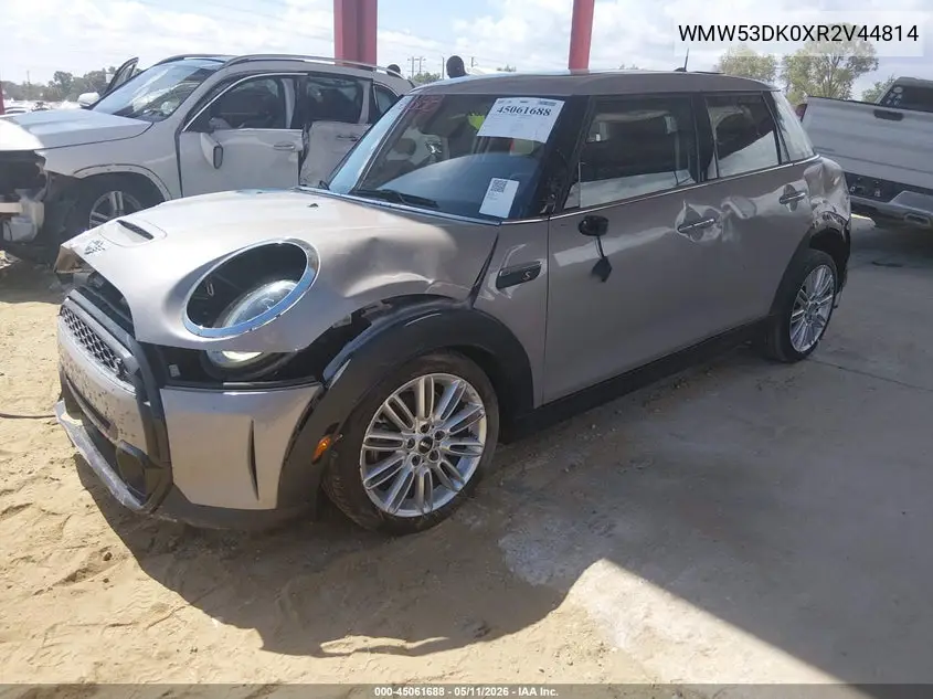 2024 Mini Hardtop Cooper S VIN: WMW53DK0XR2V44814 Lot: 45061688
